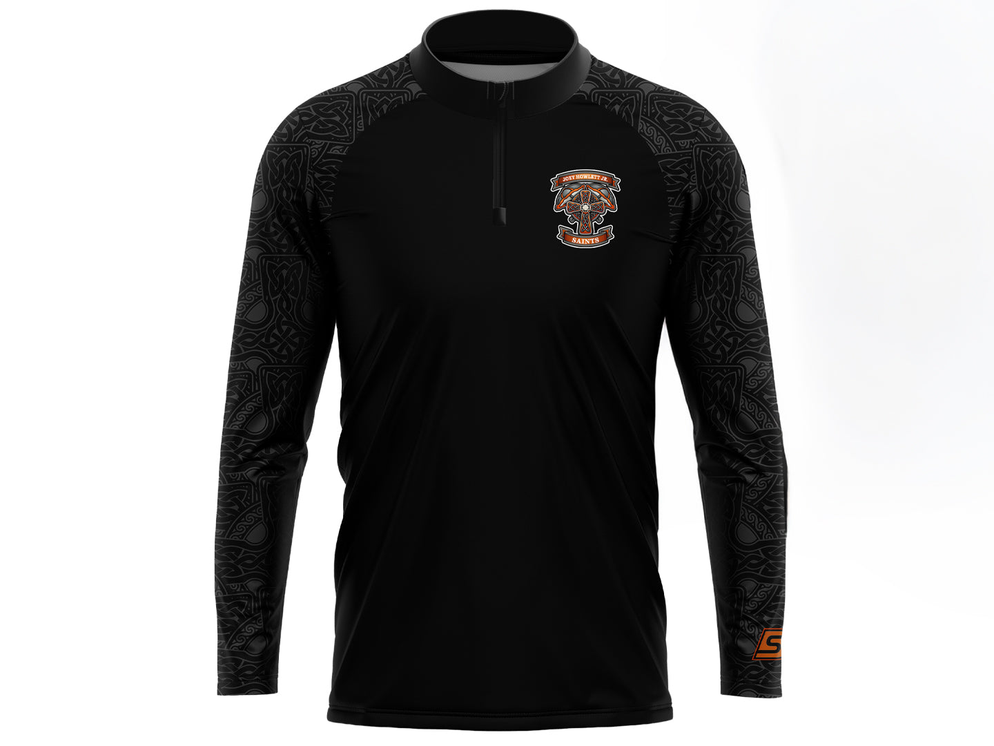 Saints Quarter Zip Long Sleeve Pullover