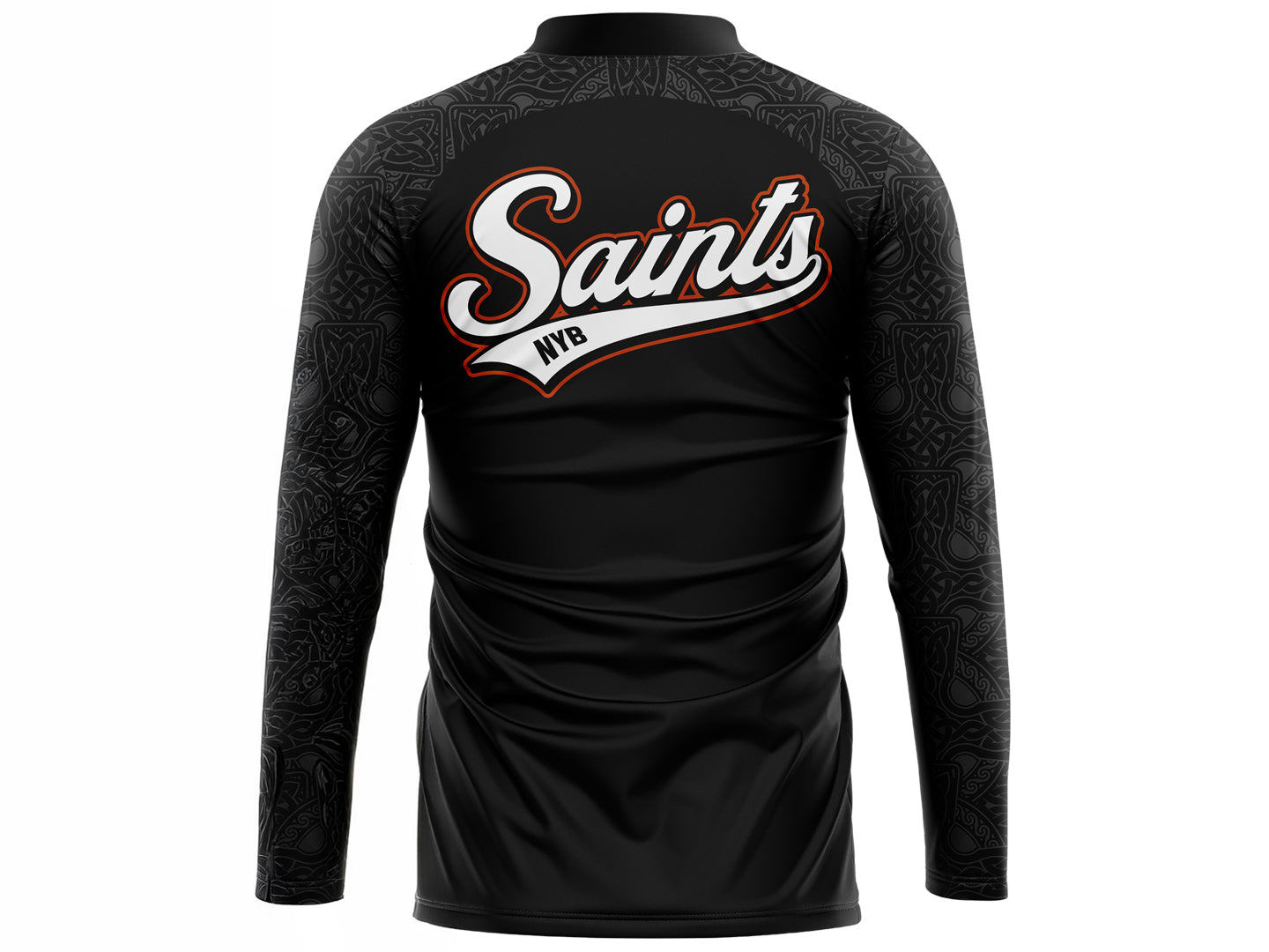 Saints Quarter Zip Long Sleeve Pullover